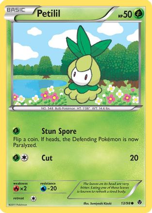 Petilil (13/98) [Emerging Powers] Reverse Holofoil - Common