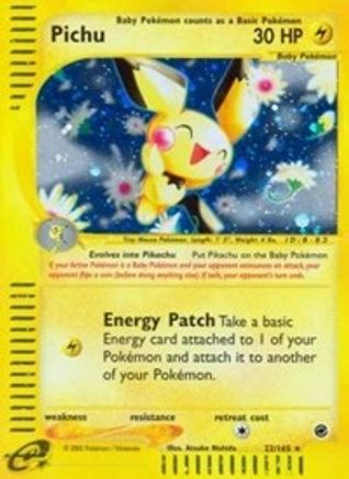 Pichu (22/165) [Expedition] Reverse Holofoil - Holo Rare