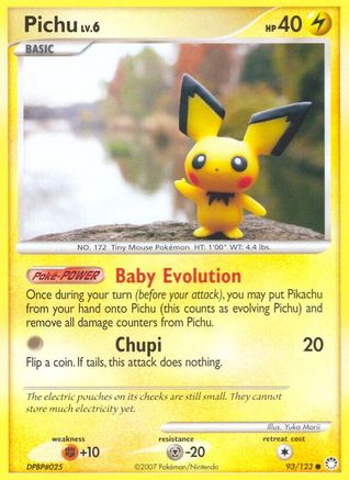 Pichu (093/123) [Mysterious Treasures] - Common
