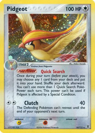 Pidgeot (010/112) [FireRed & LeafGreen] - Holo Rare