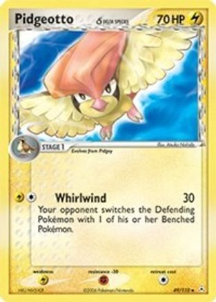 Pidgeotto (Delta Species) (49/110) [Holon Phantoms] Reverse Holofoil - Uncommon