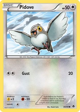 Pidove (80/98) [Emerging Powers] Reverse Holofoil - Common
