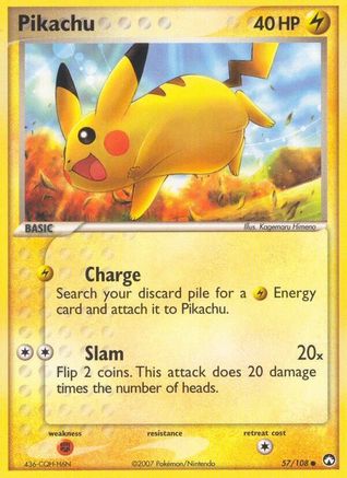 Pikachu (057/108) [Power Keepers] - Common