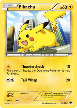 Pikachu (039/99) [Next Destinies] Reverse Holofoil - Common