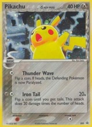 Pikachu (Delta Species) - 035 (Value Pack) (35/40) [Nintendo Promos] Holofoil - Promo