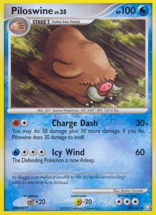 Piloswine (69/146) [Legends Awakened] Reverse Holofoil - Uncommon