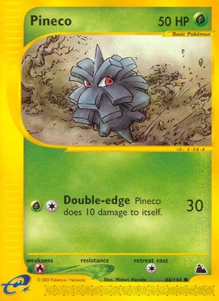 Pineco (86/144) [Skyridge] - Common