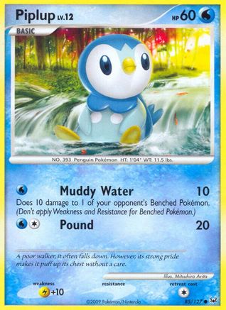 Piplup (85/127) [Platinum] Reverse Holofoil - Common
