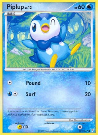 Piplup (121/147) [Supreme Victors] - Common