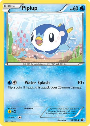 Piplup (033/113) [Legendary Treasures] Reverse Holofoil - Common