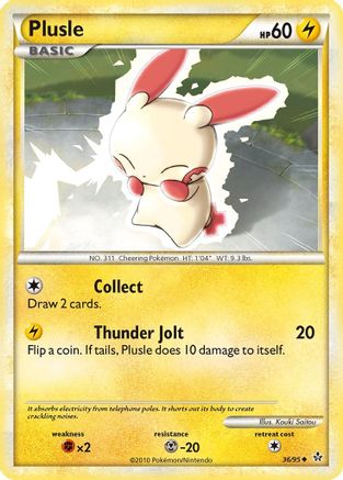 Plusle (036/95) [Unleashed] - Uncommon