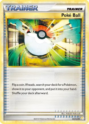 Poke Ball (095/123) [HeartGold SoulSilver] Reverse Holofoil - Uncommon