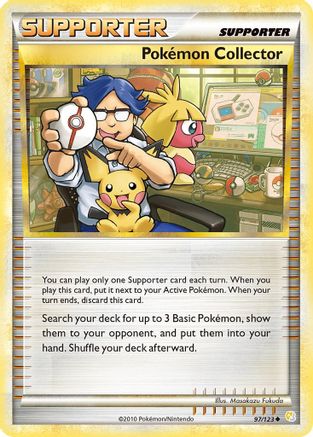 Pokemon Collector (097/123) [HeartGold SoulSilver] Reverse Holofoil - Uncommon
