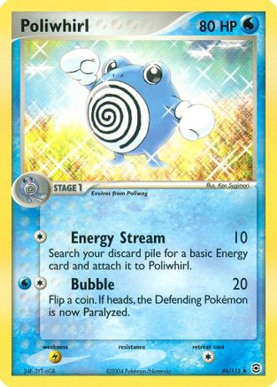 Poliwhirl (46/112) [FireRed & LeafGreen] Reverse Holofoil - Uncommon