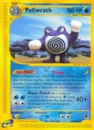 Poliwrath (60/165) [Expedition] Reverse Holofoil - Rare