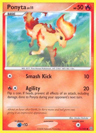 Ponyta (071/100) [Stormfront] - Common