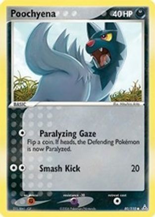 Poochyena (080/110) [Holon Phantoms] Reverse Holofoil - Common