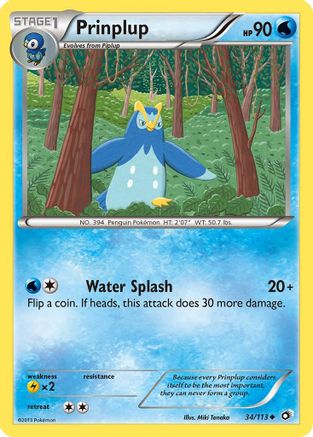 Prinplup (34/113) [Legendary Treasures] - Uncommon
