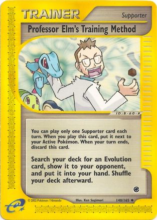 Professor Elm's Training Method (148/165) [Expedition] Reverse Holofoil - Uncommon