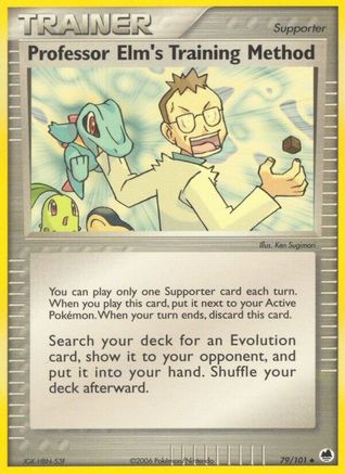 Professor Elm's Training Method (079/101) [Dragon Frontiers] Reverse Holofoil - Uncommon