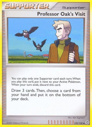 Professor Oak's Visit (122/132) [Secret Wonders] - Uncommon