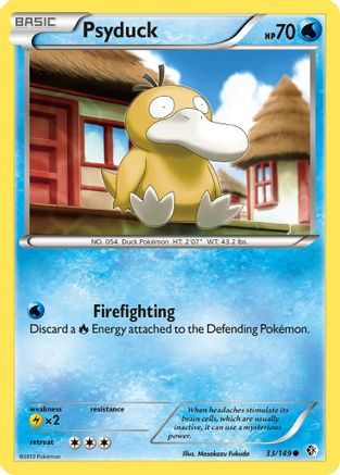 Psyduck (033/149) [Boundaries Crossed] Reverse Holofoil - Common