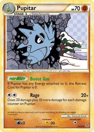 Pupitar (38/95) [Unleashed] Reverse Holofoil - Uncommon