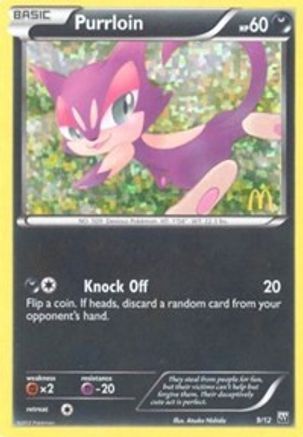 Purrloin (9/12) [McDonalds Promos 2012] Holofoil - Promo