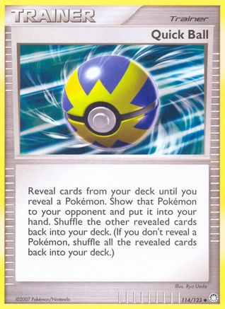 Quick Ball (114/123) [Mysterious Treasures] - Uncommon