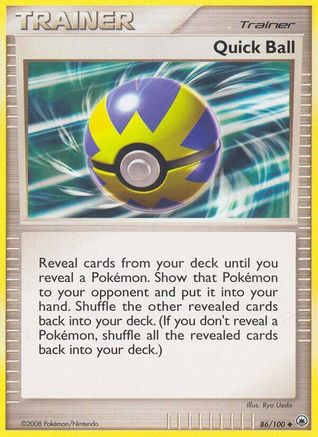Quick Ball (086/100) [Majestic Dawn] - Uncommon