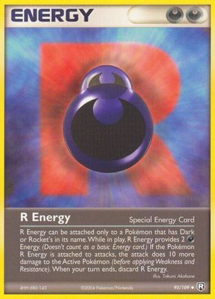 R Energy (095/109) [Team Rocket Returns] - Uncommon
