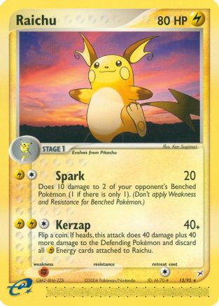 Raichu (13/95) [Team Magma vs Team Aqua] Reverse Holofoil - Rare