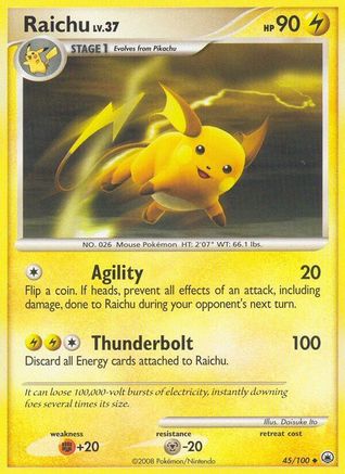 Raichu (45/100) [Majestic Dawn] - Uncommon