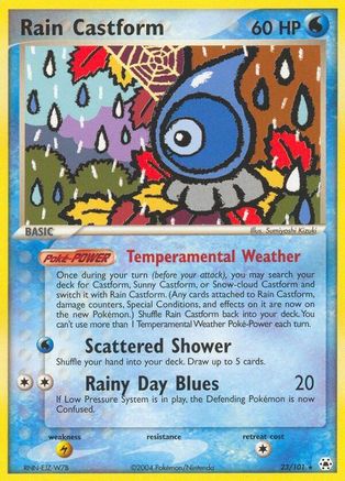 Rain Castform (23/101) [Hidden Legends] Reverse Holofoil - Rare