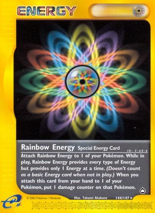 Rainbow Energy (144/147) [Aquapolis] - Rare