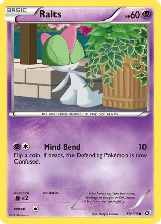 Ralts (059/113) [Legendary Treasures] Reverse Holofoil - Common
