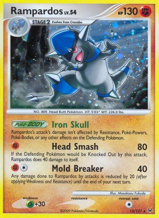 Rampardos (13/127) [Platinum] Reverse Holofoil - Holo Rare