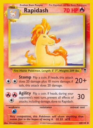 Rapidash (60/110) [Legendary Collection] Reverse Holofoil - Uncommon