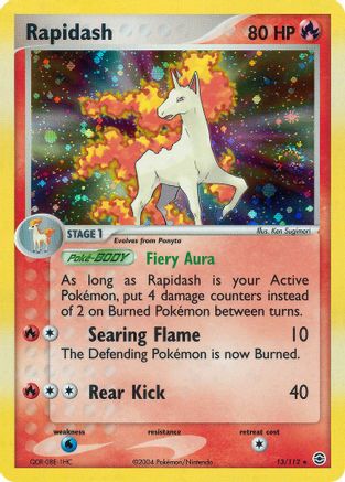 Rapidash (13/112) [FireRed & LeafGreen] Reverse Holofoil - Holo Rare