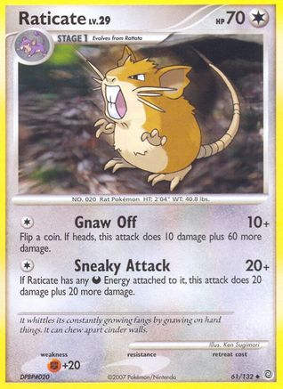 Raticate (61/132) [Secret Wonders] - Uncommon
