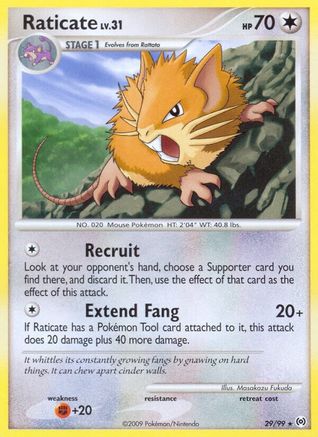 Raticate (029/99) [Arceus] - Rare