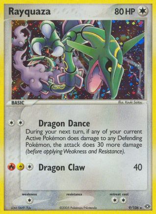 Rayquaza (9/106) [Emerald] Reverse Holofoil - Holo Rare