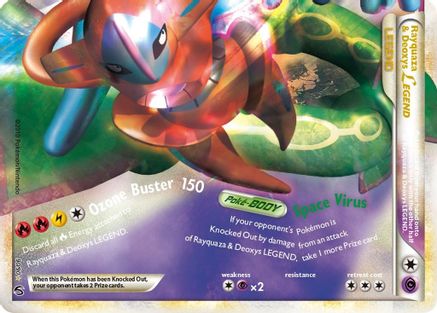 Rayquaza & Deoxys Legend (Bottom) (90/90) [Undaunted] Holofoil - Ultra Rare