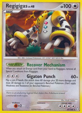 Regigigas (37/146) [Legends Awakened] Reverse Holofoil - Rare