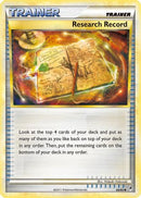 Research Record (84/95) [Call of Legends] Reverse Holofoil - Uncommon