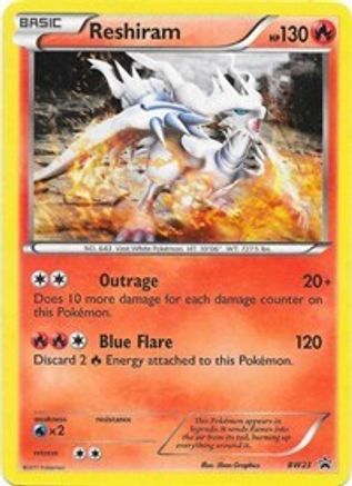 Reshiram - BW23 (BW23/101) [Black and White Promos] Holofoil - Promo