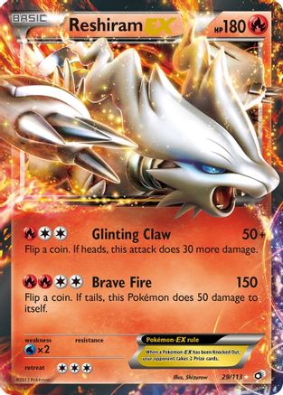 Reshiram EX (029/113) [Legendary Treasures] Holofoil - Ultra Rare