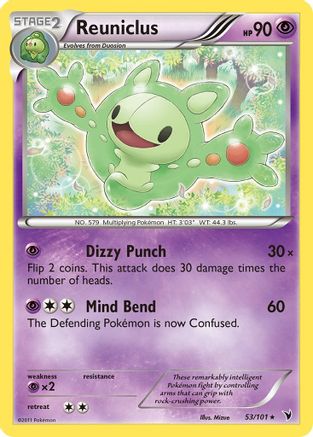 Reuniclus (53/101) [Noble Victories] Reverse Holofoil - Rare