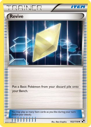 Revive (102/114) [Black and White] Reverse Holofoil - Uncommon