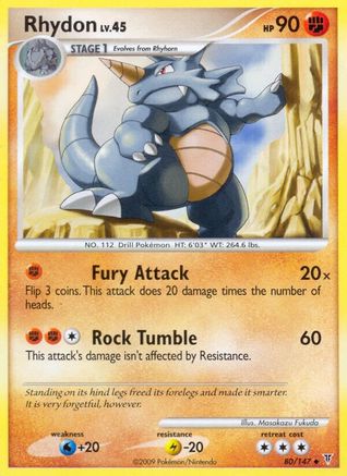 Rhydon (80/147) [Supreme Victors] Reverse Holofoil - Uncommon